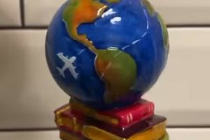 Видеообзор о елочной игрушке "Глобус путешественника"
