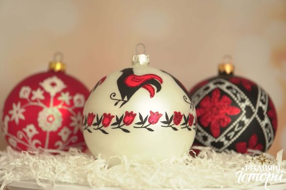 Set of Christmas tree balls "Kherson region"