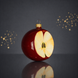 Half a red apple