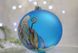 Christmas tree ball "Saint Nicholas", Голубой